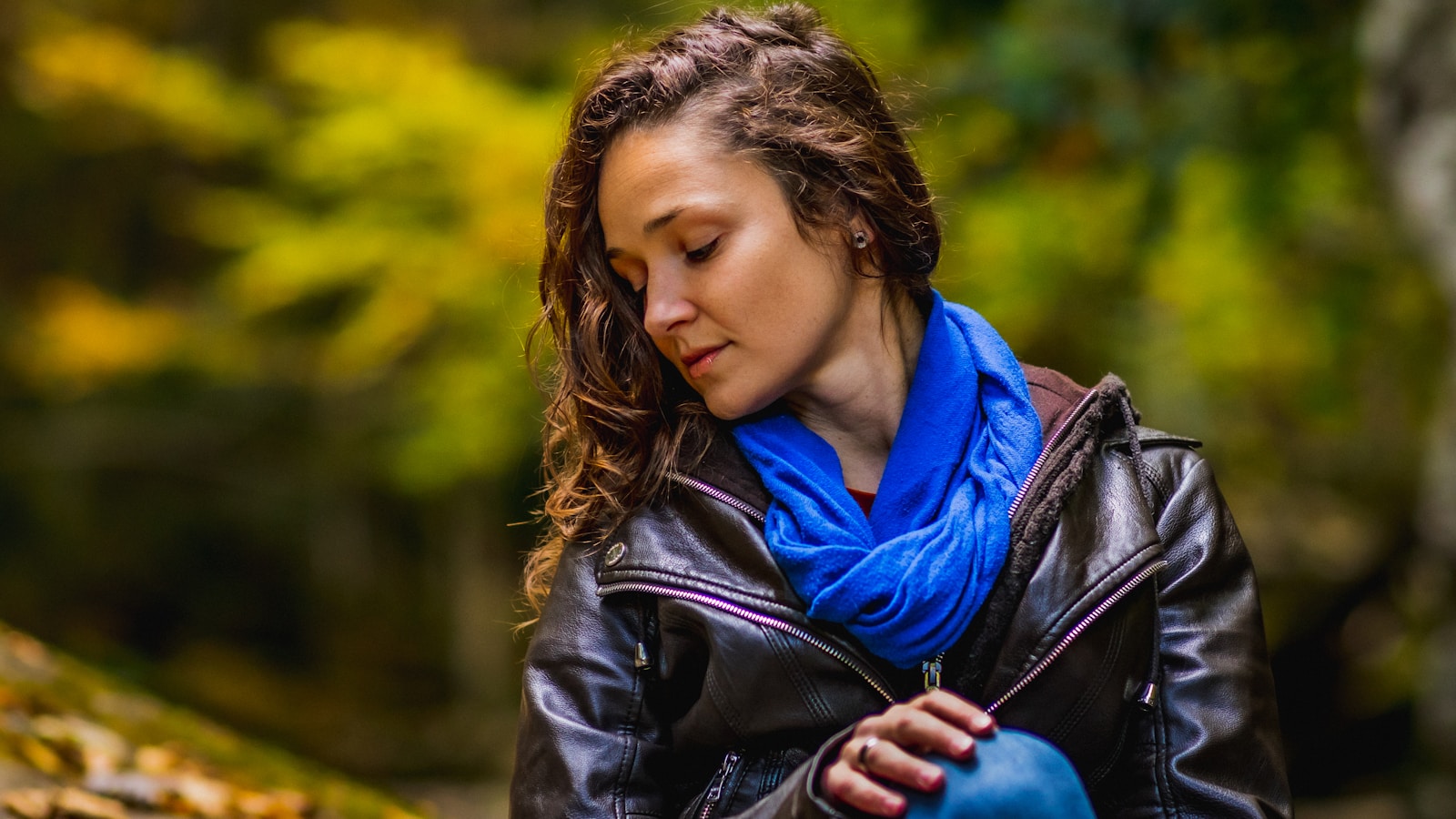 Photo by Cody Scott Milewski woman in black leather jacket